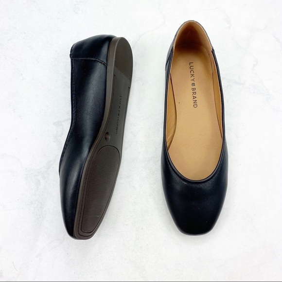 [Lucky Brand] Classic Black Flats - Picture 2 of 3
